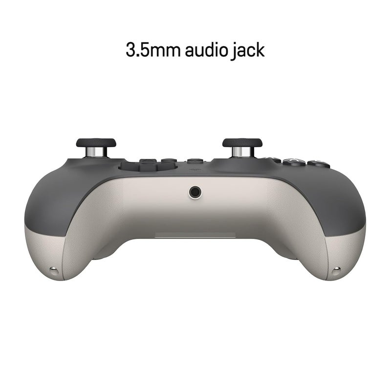 8Bitdo Ultimate C Hall Effect Joysticks/Hall Trigger Wired Controller with RGB Lighting Fire Ring, 3.5mm Audio Jack for Xbox Series X|S, Xbox One, Windows 10/11 - Officially Licensed (Dark Gray) - Image 2